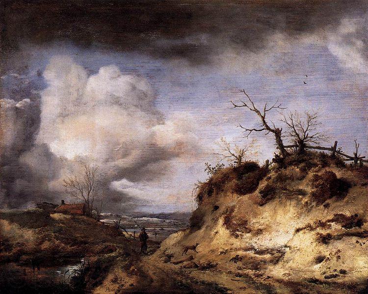 Philips Wouwerman Path through the Dunes France oil painting art